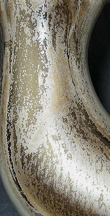 Bay Keramik vase shape 66, West German pottery, detail photo