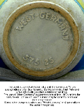 Bay Keramik, base photo, West German Pottery