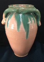 North Carolina pottery vase attributed to C.C. Cole
