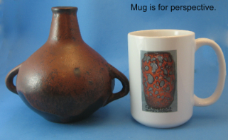 Ceramano vase 274 with Dolomit glaze, West German pottery