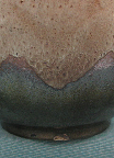 Dumler and Breiden vase, glaze detail