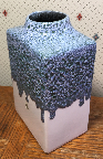 ES Keramik fat lava vase, West German pottery