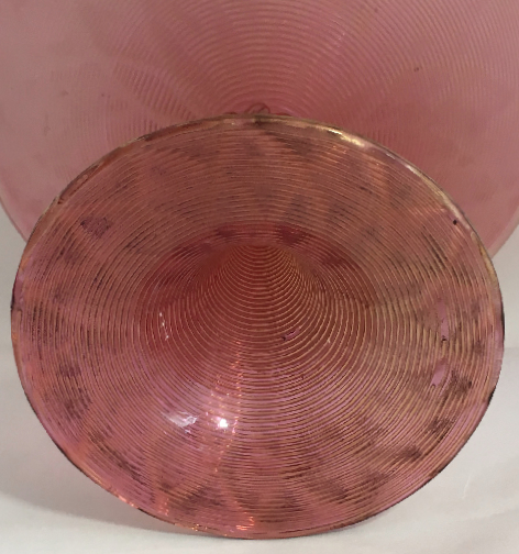 Frederick Stuart glass tazza, bottom photo