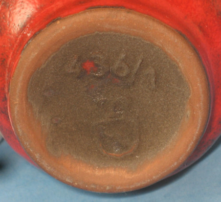 Graflich Vase with Volcanic Glaze, mark photo