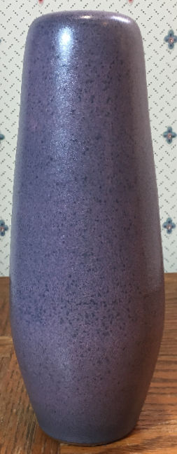 Töpferei Römhild Vase with Purple Volcanic Glaze