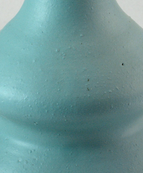 Gramann Töpferei Römhild Vase with Mint Green Glaze, detail photo