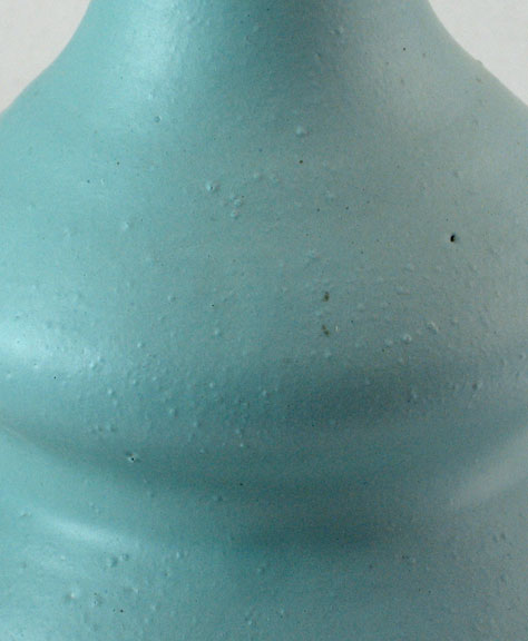 Gramann Töpferei Römhild Vase with Mint Green Glaze, detail photo