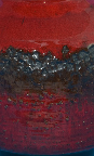 Vase attributed to Heyne, glaze detail