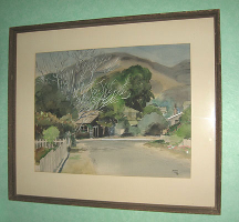 Watercolor signed Michel Kady