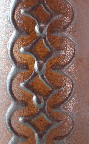 Lausitzer vase, glaze detail