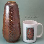 Lausitzer vase, East German pottery