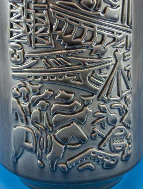 Ilkra Panorama vase 1033, detail photo