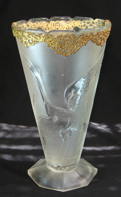 Libochovice glass vase
