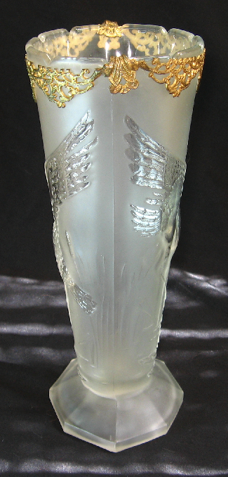 Libochovice glass vase