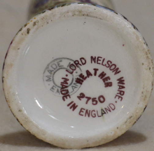 Lord Nelson Heather Chintz Vase