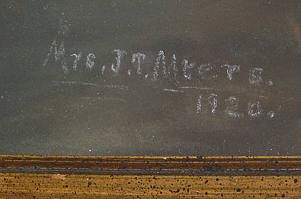Pastel signed J. T. Meyers, signature photo