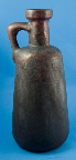 Otto Keramik Tall Jug, black and red glaze, bottom photo, West German pottery