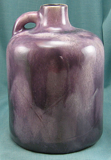 Otto Keramik Squat Jug, Pink and Gray Glaze