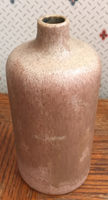 Otto Keramik Bottle Vase, Brown Glaze