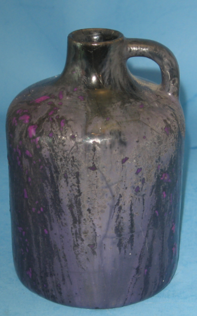 Otto Keramik small jug, purple glaze