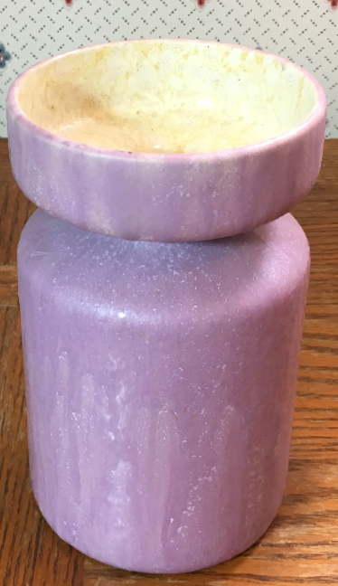 Otto Keramik Mid Century Vase, Lavender Glaze