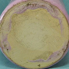 Otto Keramik Mid Century Vase, Lavender Glaze, bottom photo