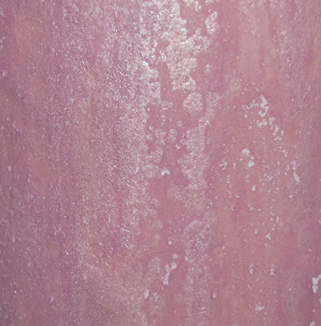 Otto Keramik Mid Century Vase, Lavender Glaze, detail photo