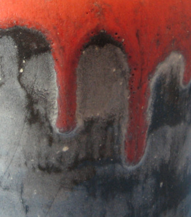 Otto Keramik Squat Jug, Granit Glaze, detail photo