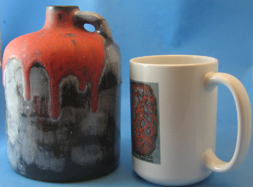 Otto Keramik Squat Jug, Granit Glaze