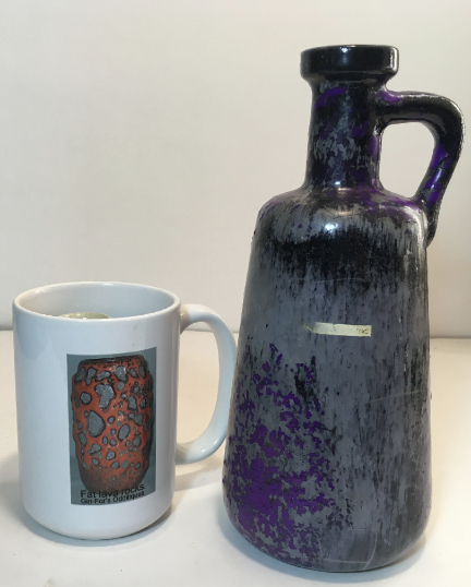 Otto Keramik Tall Jug, Purple Glaze