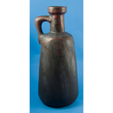 Otto Keramik large black, red jug