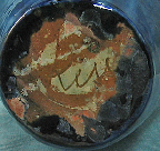 Studio pottery signed Riss or Kiss, signature photo