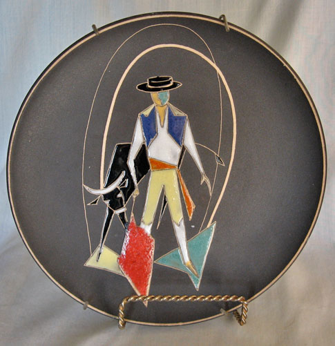 Ruscha Plate, Torero decor