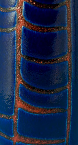 Scheurich Keramik Vase 275 with web glaze, detail photo