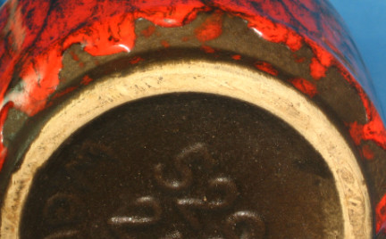 Scheurich Keramik Vase Shape 529, detail photo