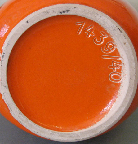Ü-Keramik floor vase, base photo